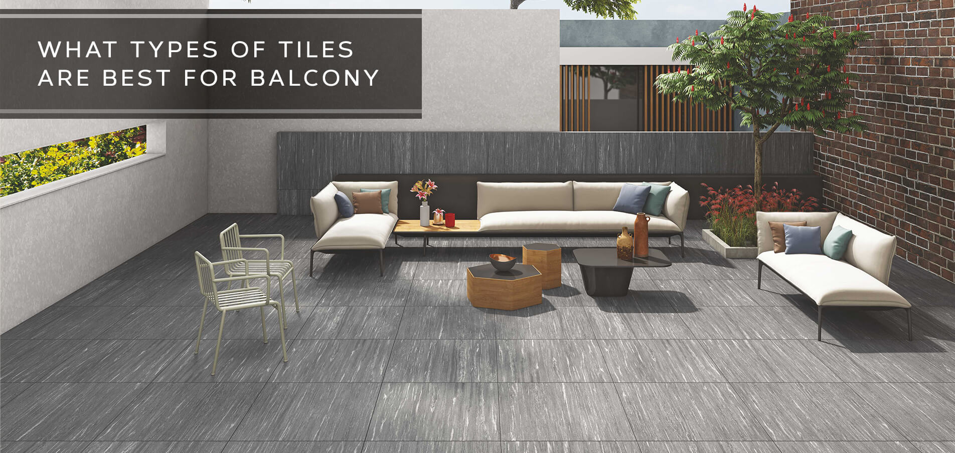 What types of tiles are best for balcony