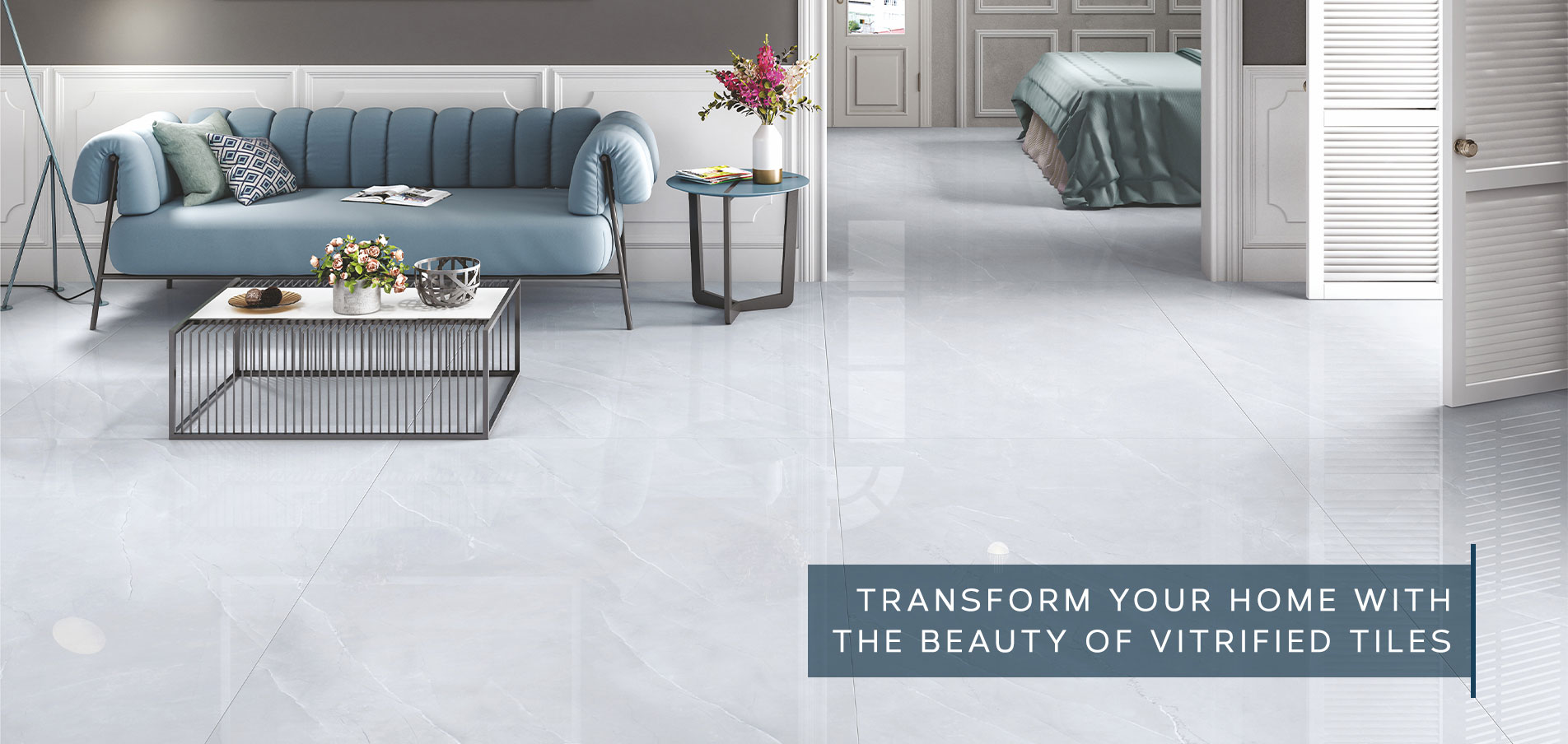 Transform your home with the beauty of vitrified tiles