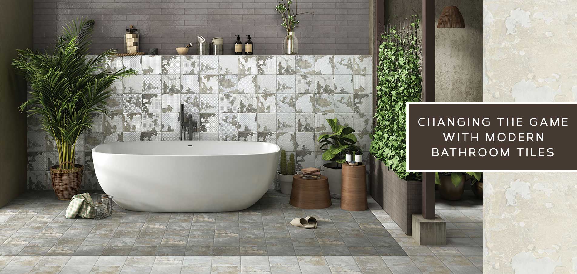 Changing the game with modern bathroom tiles