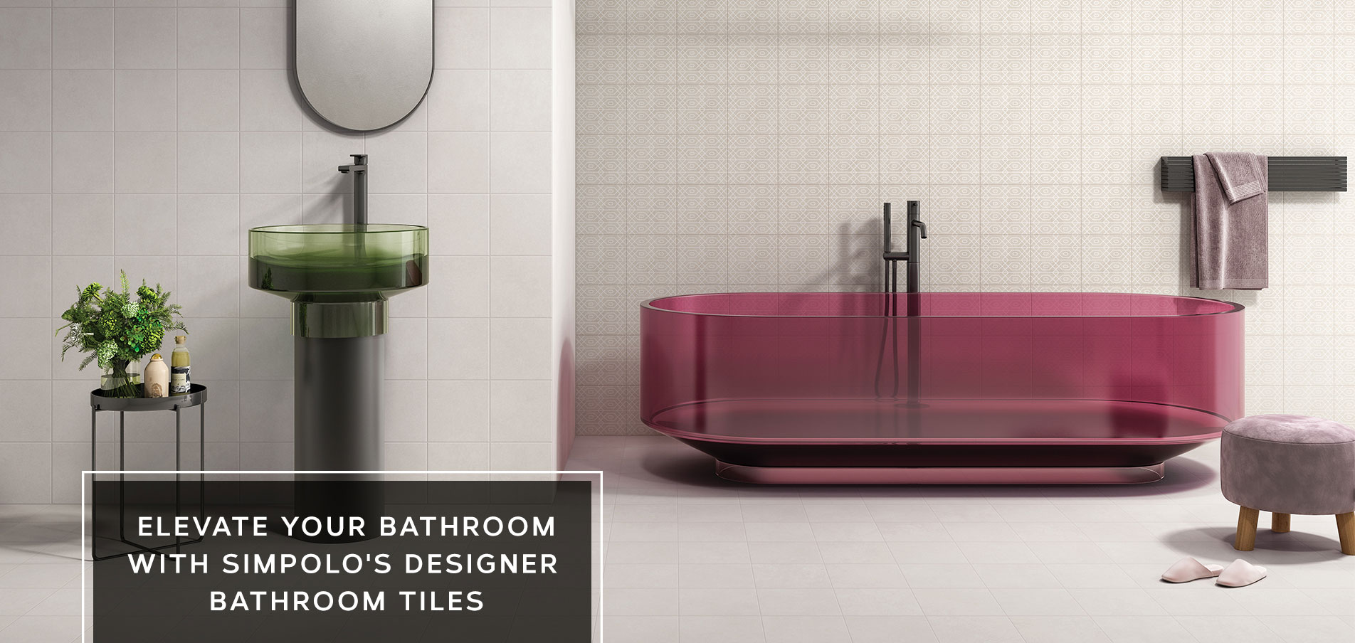 Elevate Your Bathroom With Simpolos Designer Bathroom Tiles