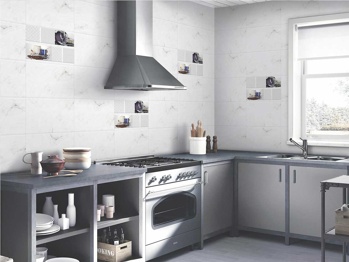 Comforting White tiles by Simpolo - Best Tiles In India