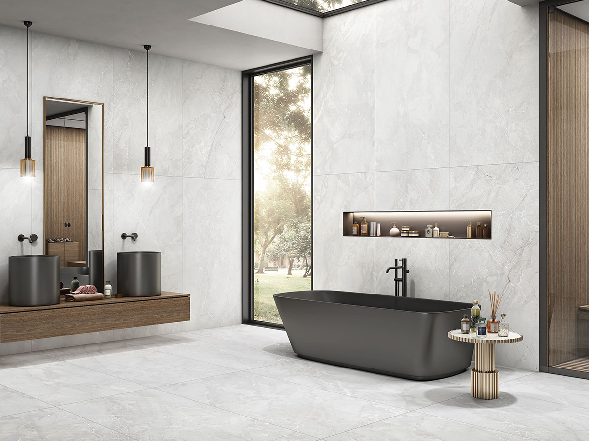 Modern Bathroom Tiles Design for Floor and Walls Simpolo Tiles
